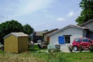 Shed + ext'n.